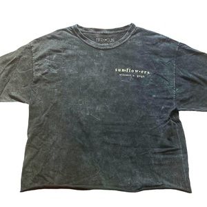 Fifth Sun black t-shirt with Van Gogh Sunflowers painting